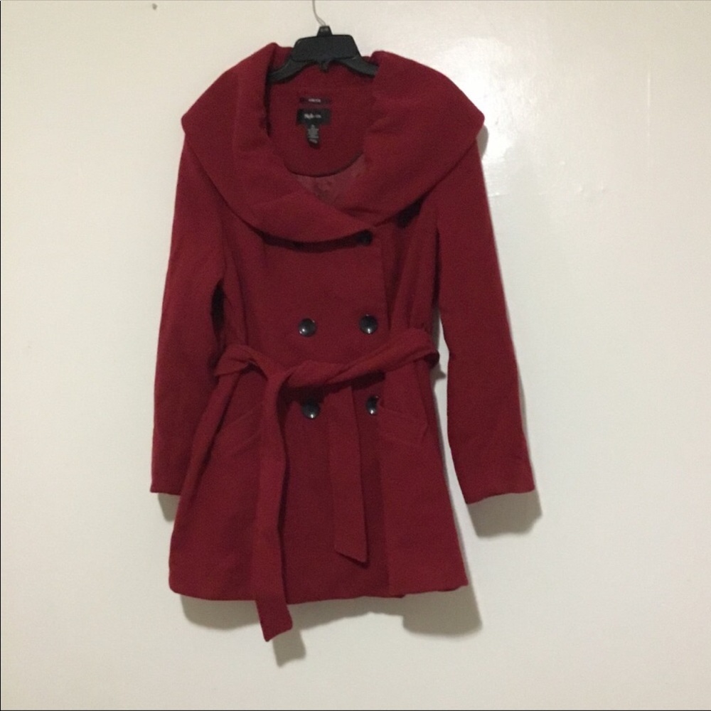 STYLE &Co Red Button down X-Large Jacket Worn